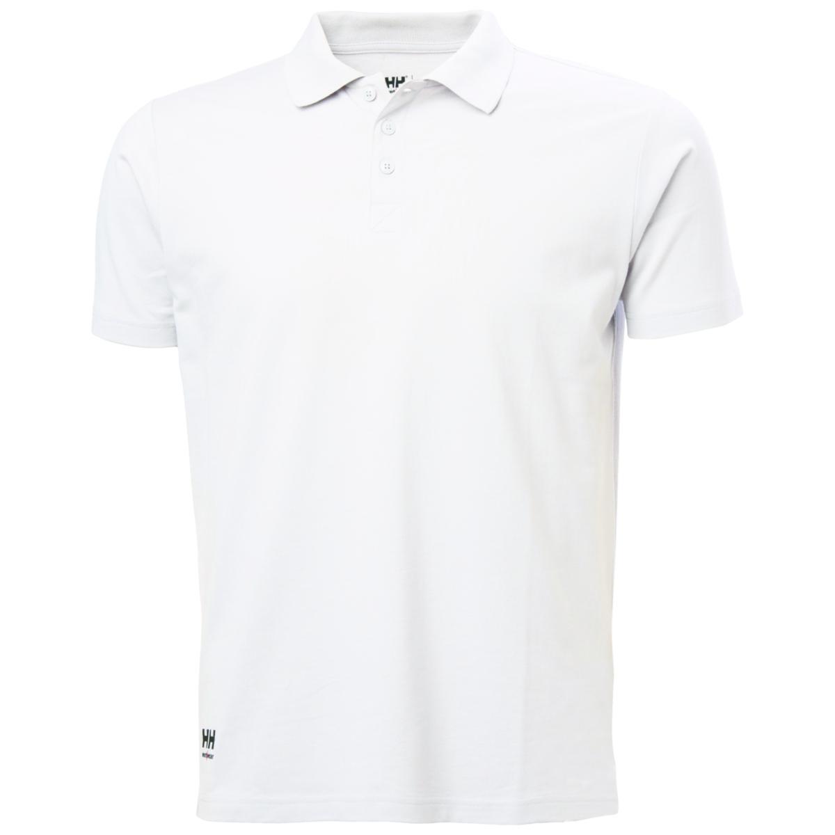 Piqueskjorte HH 79398 Classic 2.0 - Piqueskjorte HH Classic 2.0 hvit str XS