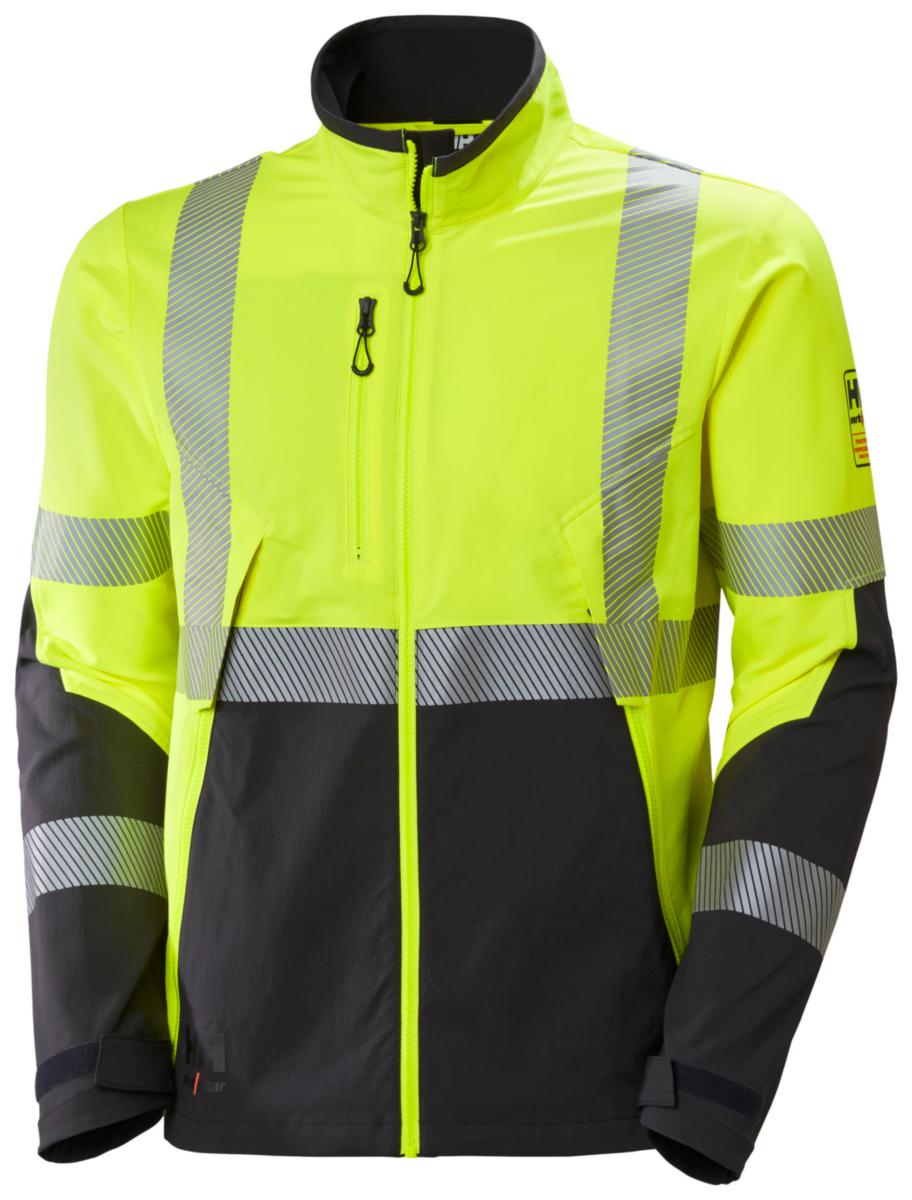Jakke HH ICU BRZ HiVis kl.2 - Jakke HH ICU BRZ HiVis kl.2 gul/koksgrå str L