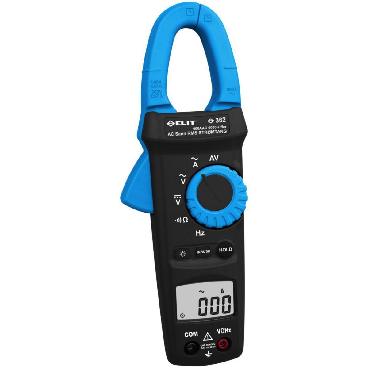 Strømtang ELIT® 362 - ELIT 362 Strømtang AC 0.01A-660.0A. Sann RMS