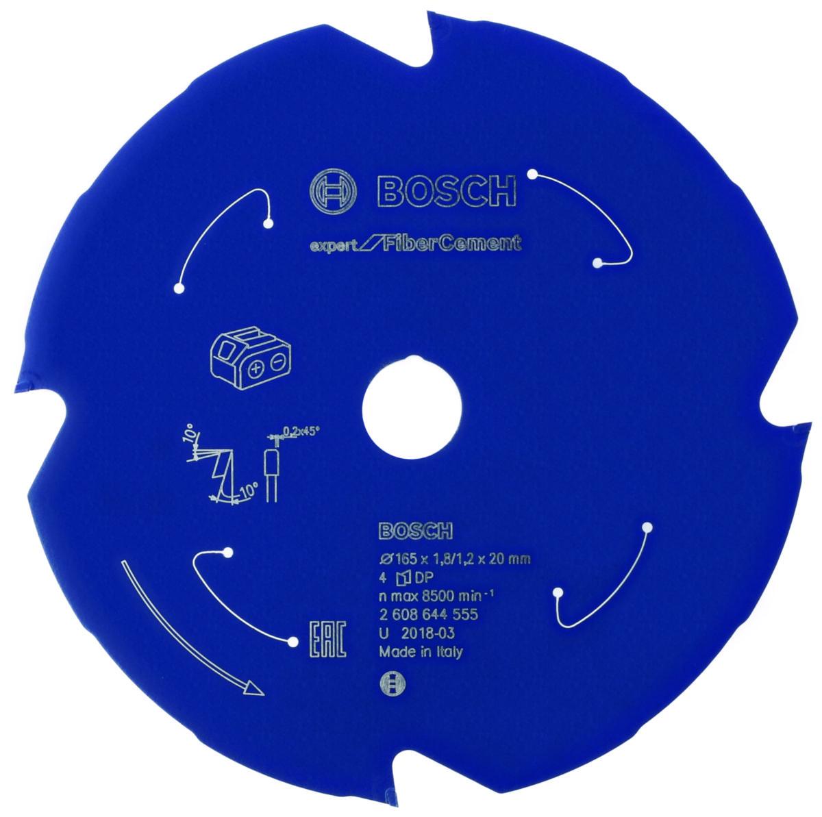 Sirkelsagblad Bosch Expert Acc for Fiber Cement - Sirkelsagblad Exp Acc Fibercem Bosch Ø160x20mm 4T