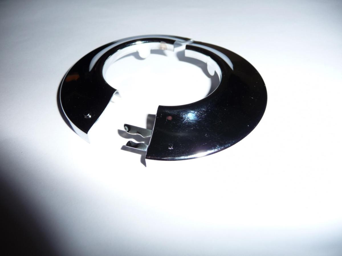 Dekkskive 2-delt forkrommet, Shelbye - 34 mm to-delt dekkskive 1 forkrommet