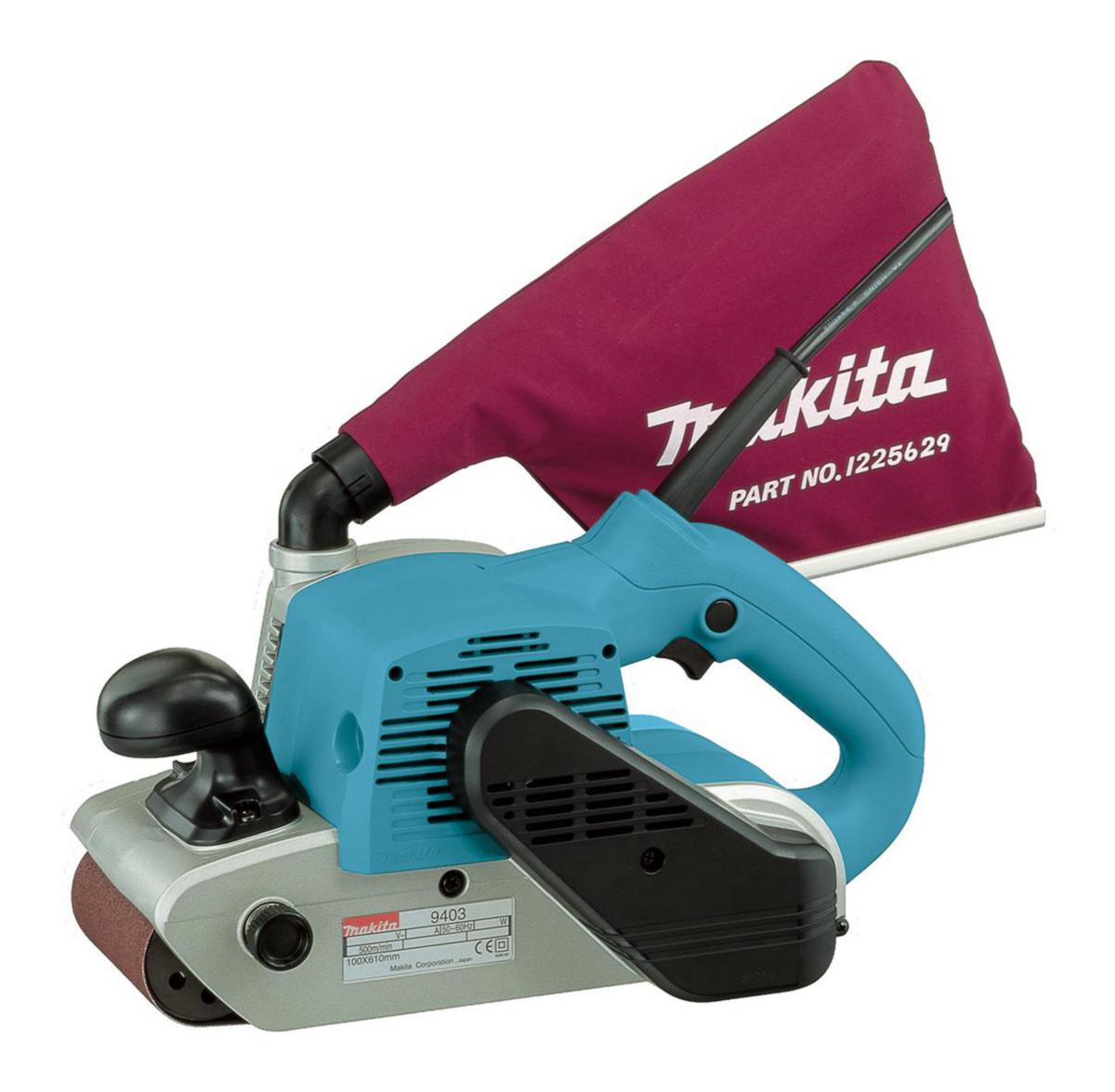 Båndslipemaskin Makita 9403J - Båndsliper 9403J Makita 1200W 100x610mm