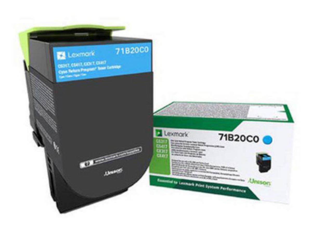 Toner Lexmark Return - Toner Return Prgm 3K cyan Lexmark