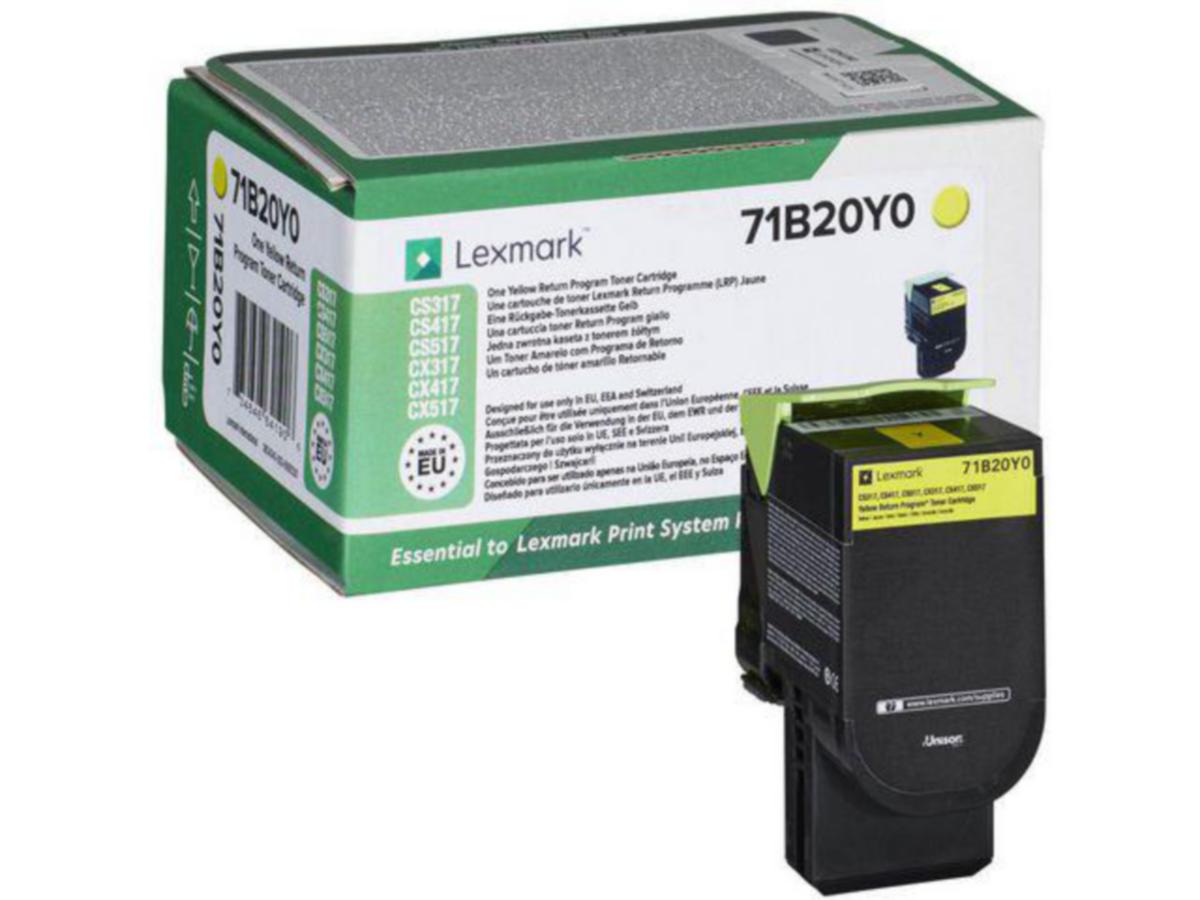 Toner Lexmark Return - Toner Return Prgm 3K yellow Lexmark