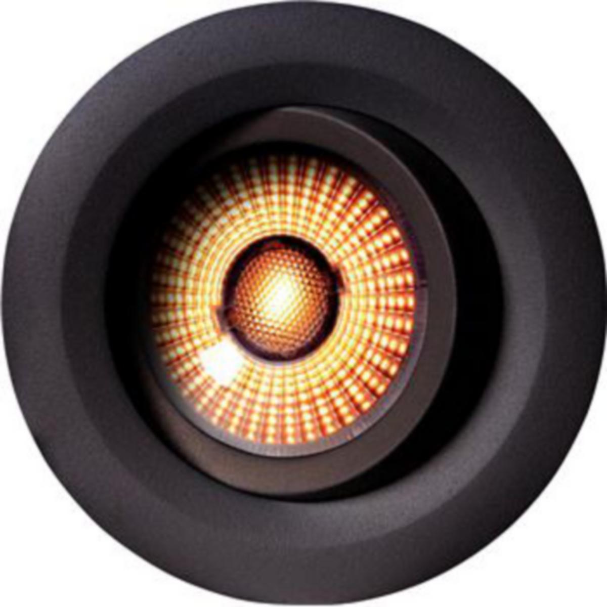 Downlight Unilamp Gyro WD - Gyro 9W WarmDim M. Sort Downl 9W m/driver H=46mm