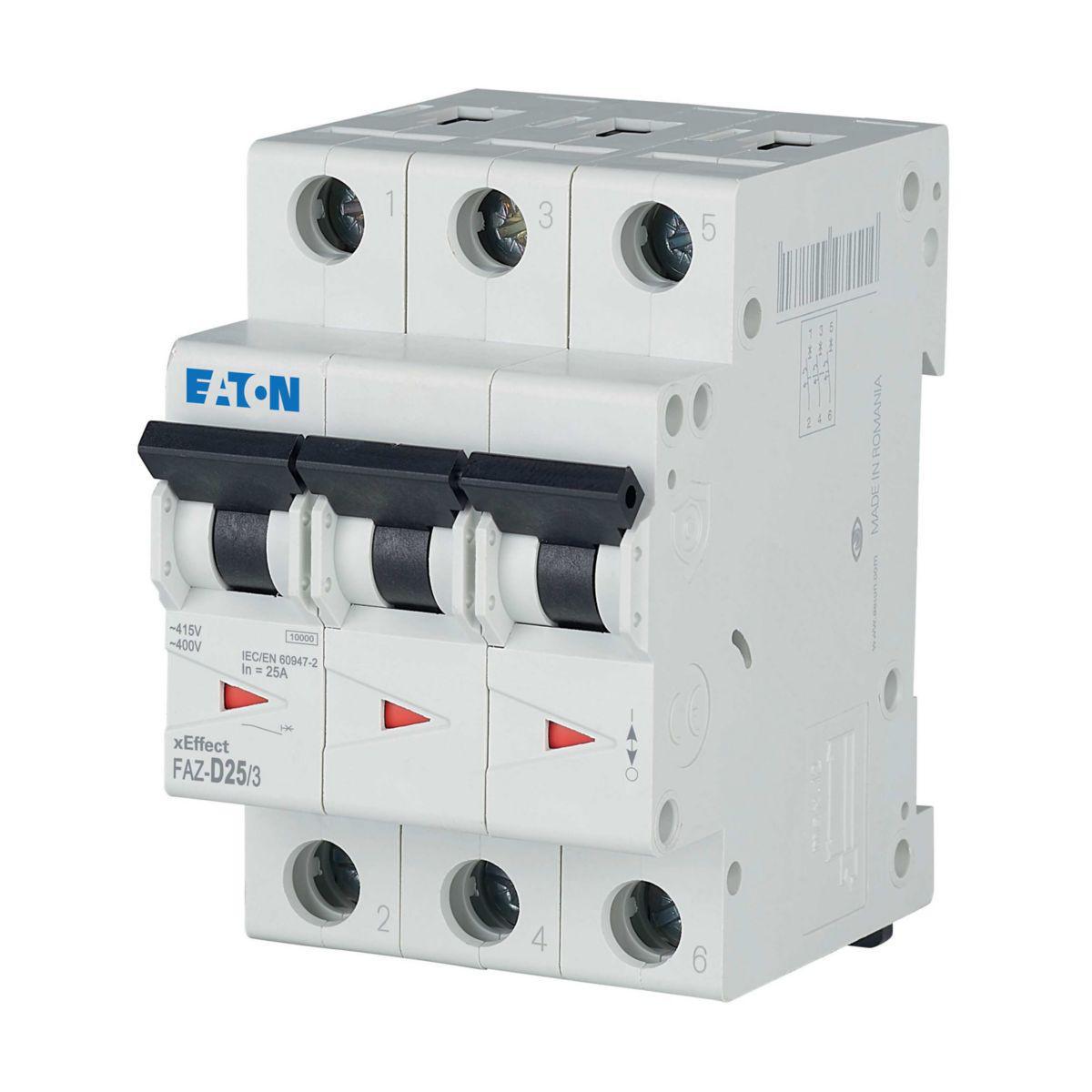 Elementautomat Eaton D FAZ - INDUSTRIAUTOMAT 25A 3P/D