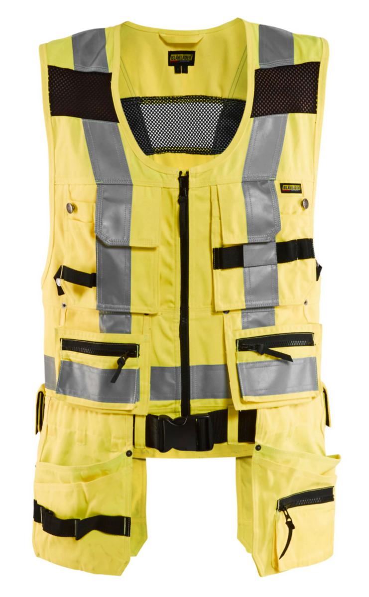 Håndverksvest Blåkläder 3032-1804 - Håndverksvest varsel Gul Størrelse XS