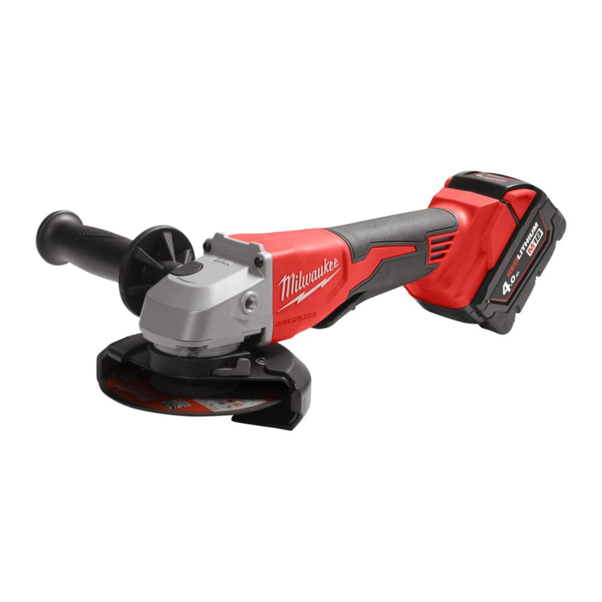 Vinkelsliper Milwaukee M18 BLSAG125XPD-402X - Vinkelsliper M18 BLSAG125XPD-4 Milwaukee 18V 2X4.0Ah