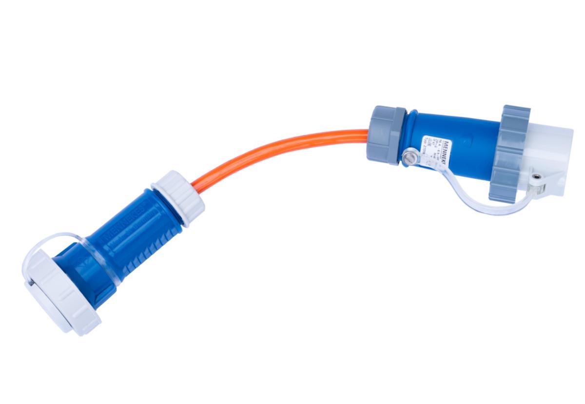 Overgang Eltosea IP67 - Overgang CEE 216-6 til Schuko 230V IP68