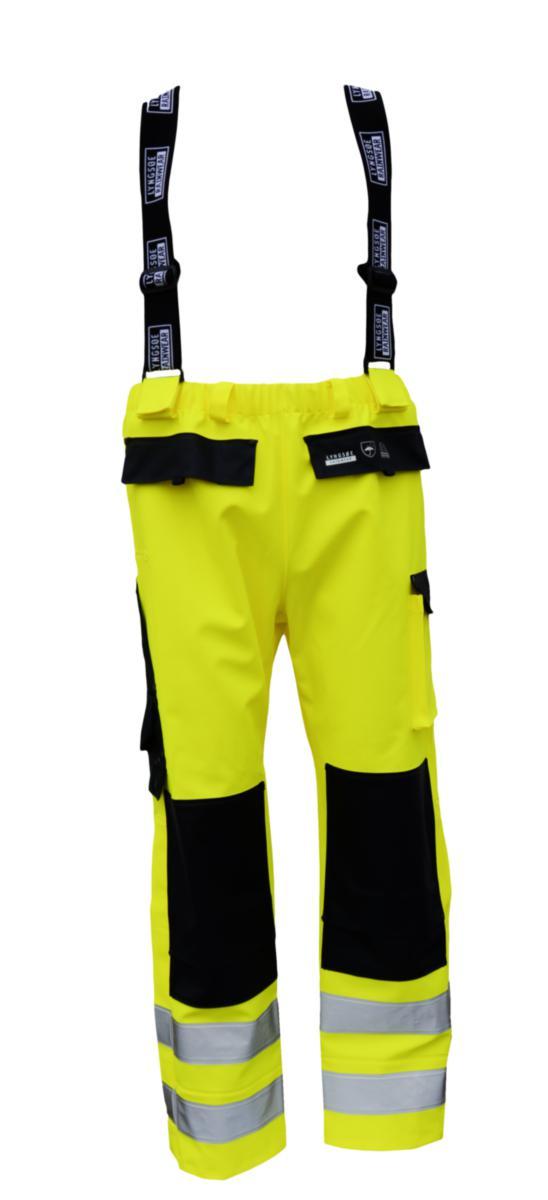 Regnbukse Lyngsøe Saturn HiVis kl.2 - Regnbukse Lyngsøe Saturn HiVis Gul/Marine str L