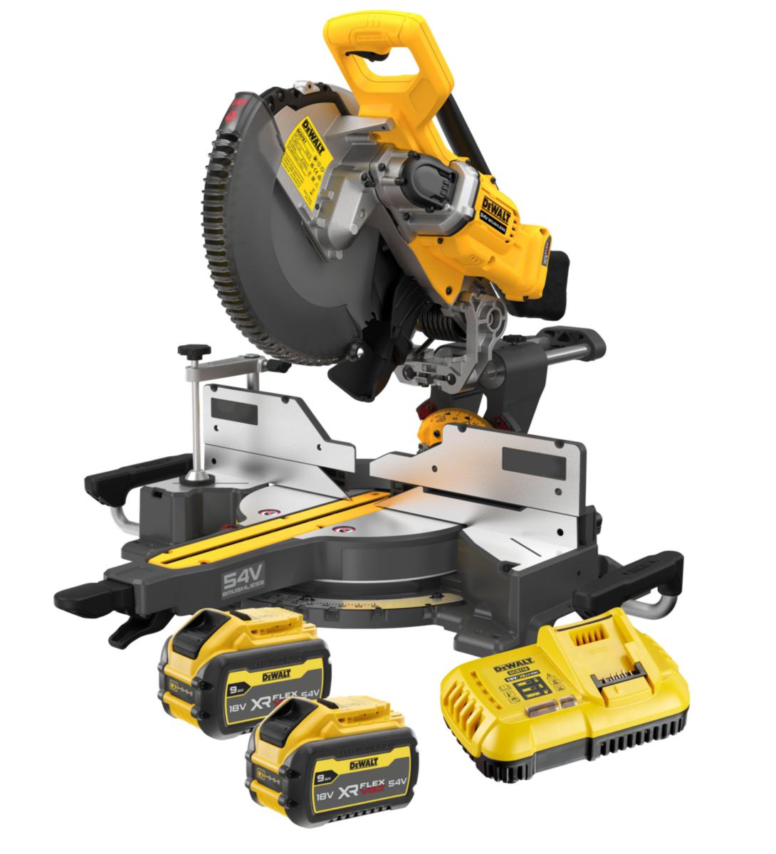 Kapp-/ gjærsag DEWALT DCS781X2 - Kapp-/gjærsag DCS781X2 DeWalt 54V 2x9.0Ah 305mm