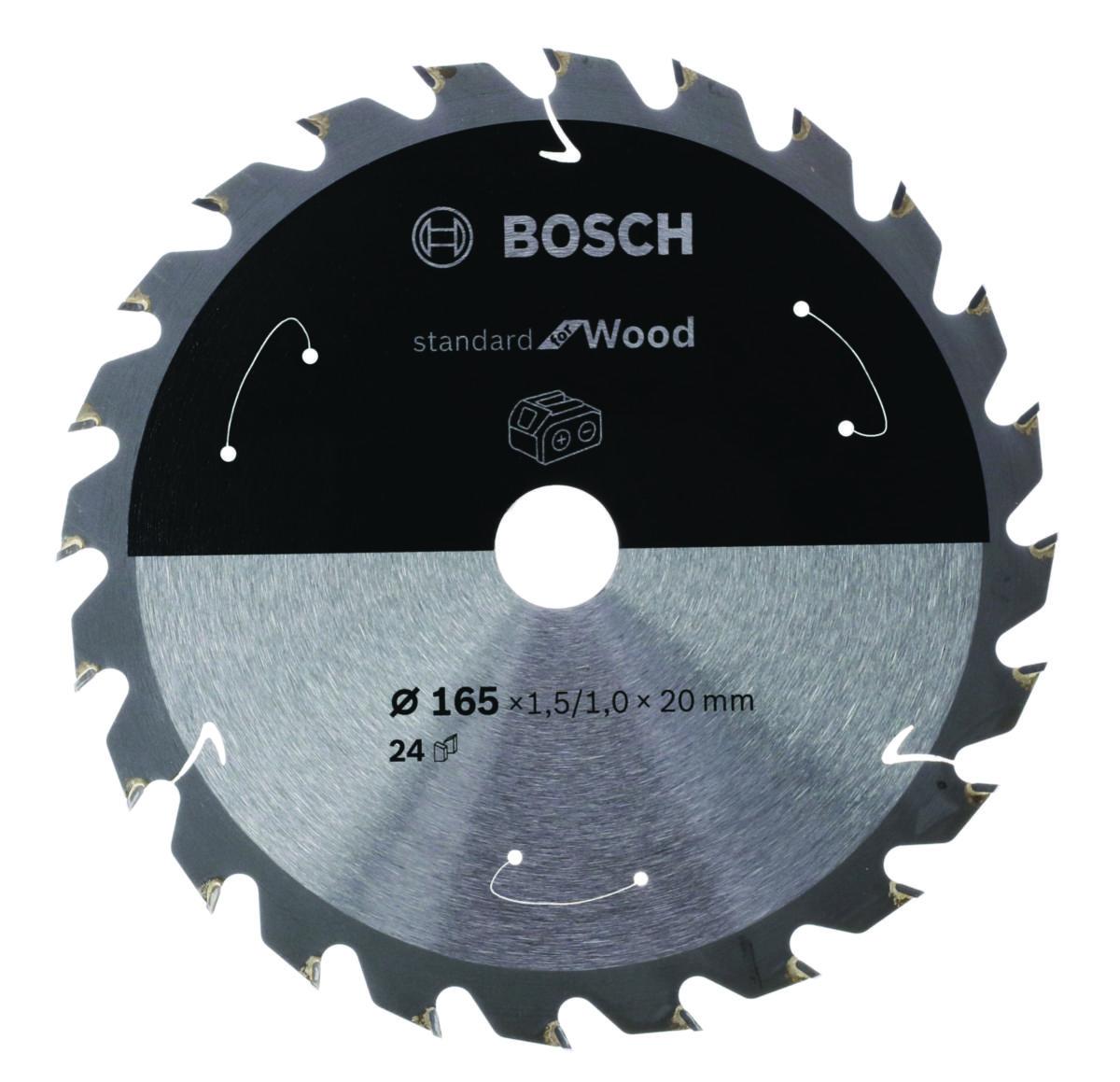 Sirkelsagblad Bosch Standard Accu Wood - Sirkelsagblad Std Accu Wood Bosch 136X20X1.5mm 24T