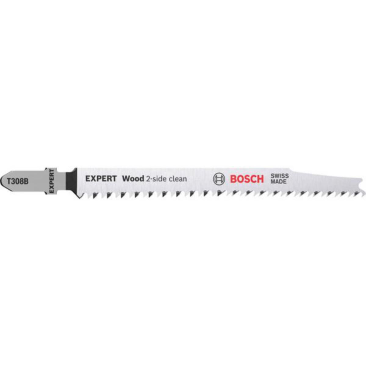 Stikksagblad Bosch Expert for Wood T308B - Stikksagblad T 308 B Bosch Expert Wood 3pk