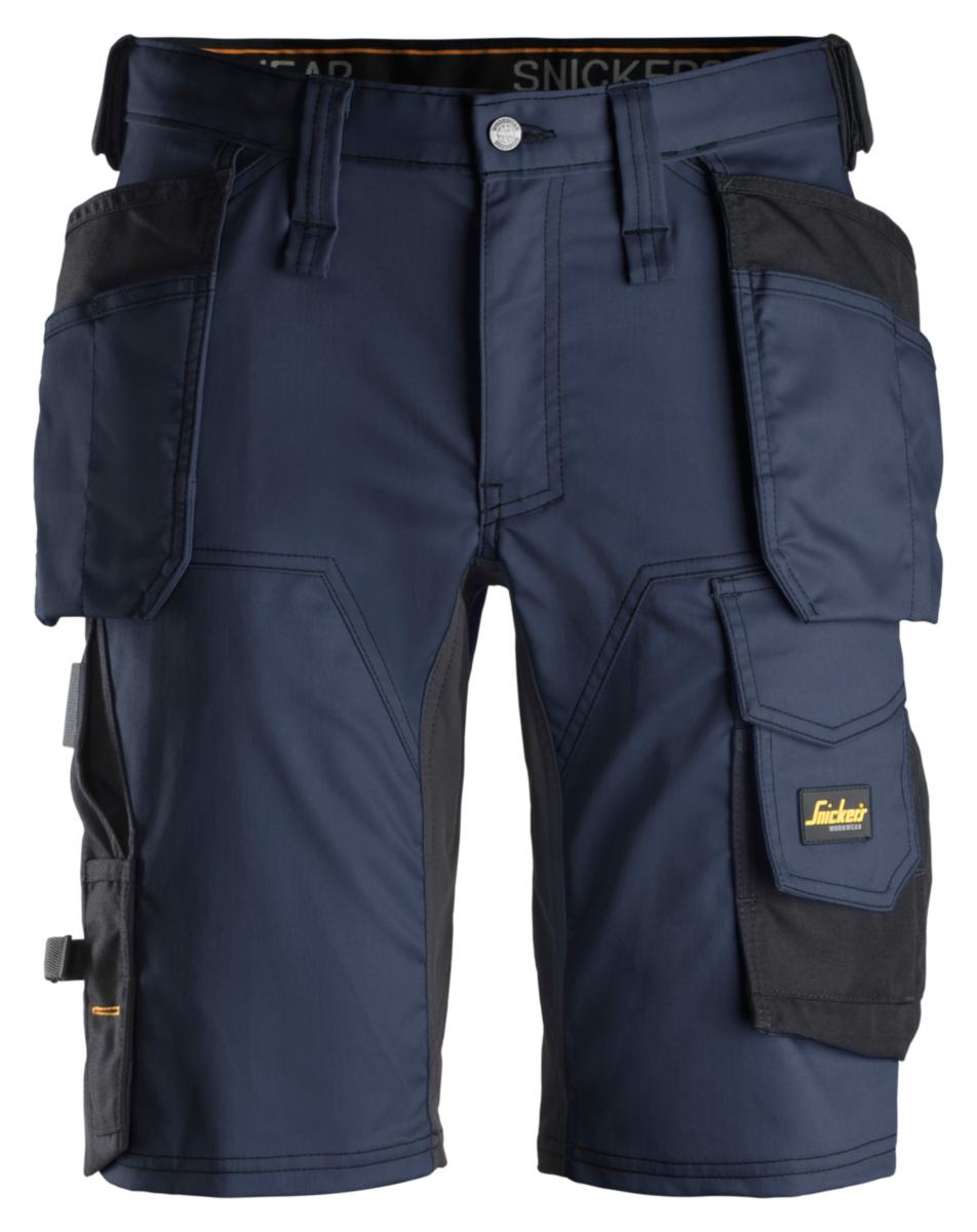 Håndverksshorts Snickers Workwear® 6141 AllroundWork - Håndverksshorts Snickers 6141 marine/svart str 56