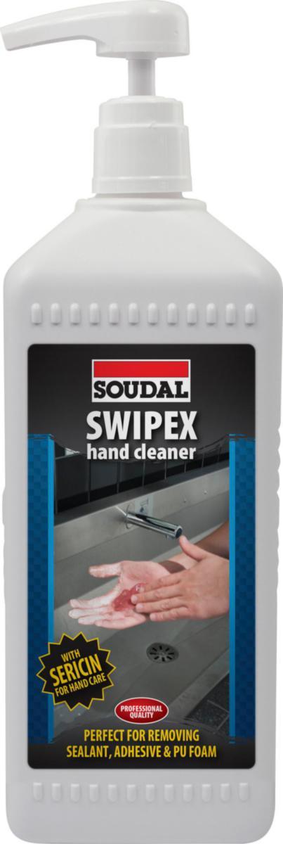 Rengjøringsmiddel hånd Soudal Swipex - Rengjøringsmiddel hånd Swipex Soudal 1l håndrens