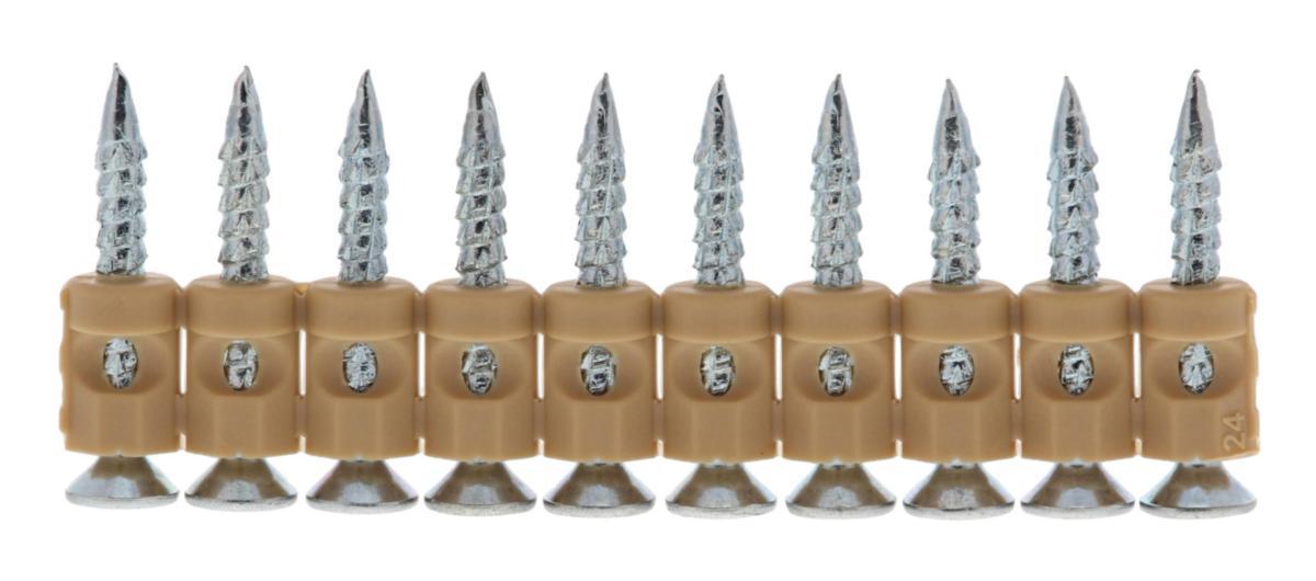 Skuddspiker Spit CW6 - Skuddspiker 25mm CW6 st.pl/tre til Pulsa800 a500 stk +1gass