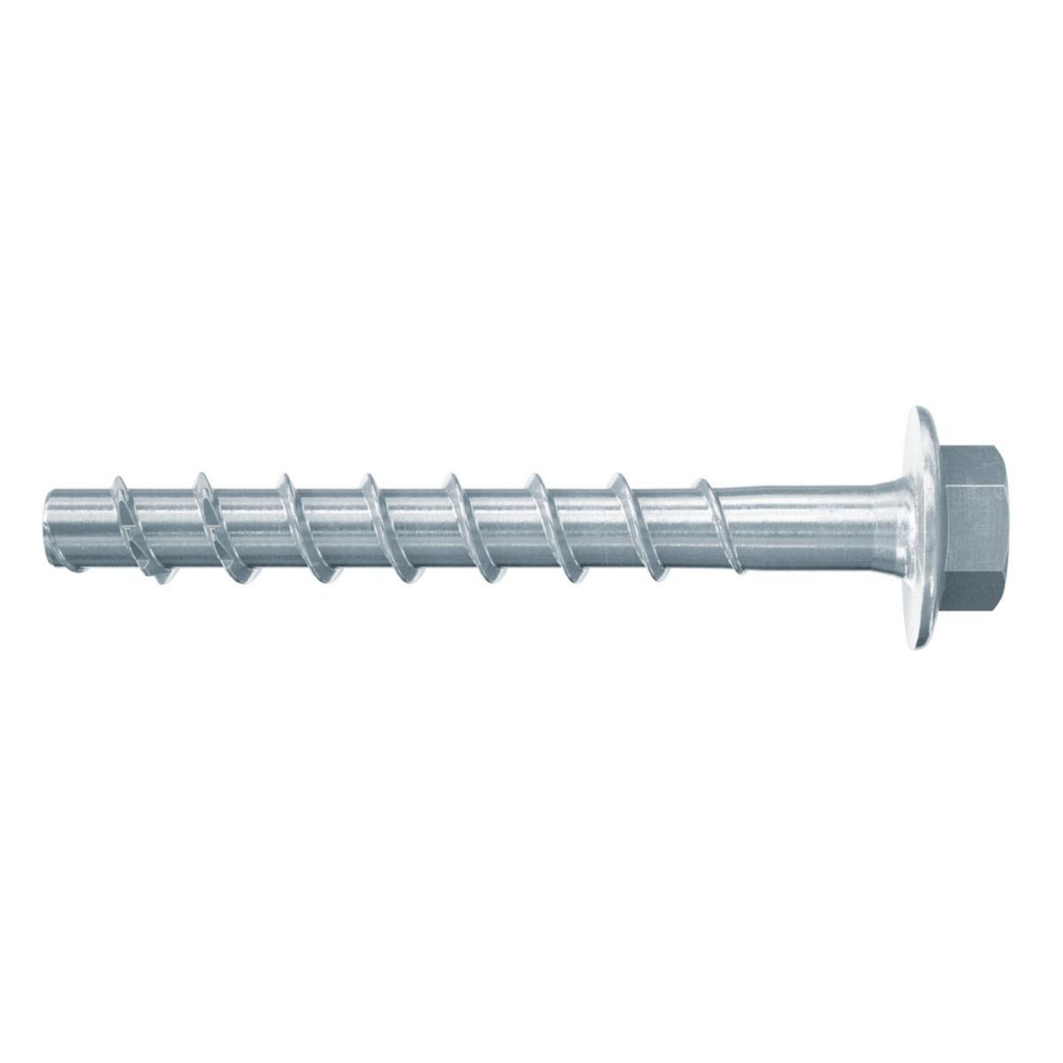 Betongskrue fischer FBS II ultracut 6kt elforzinket - Betongskr 6X40/5 EZ 6kt FBS II elforzinket m/flens fischer