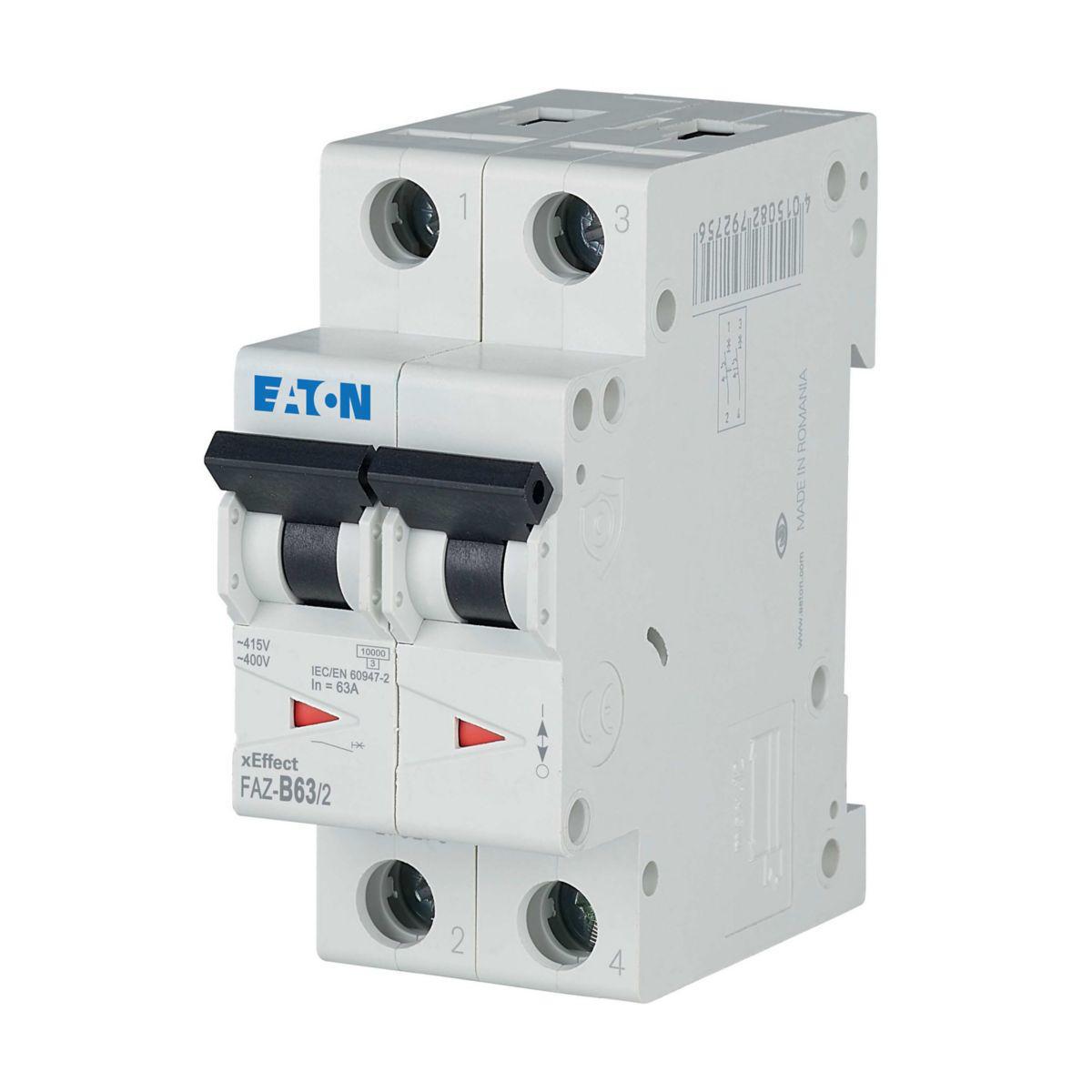 Elementautomat Eaton B FAZ - INDUSTRIAUTOMAT 63A 2P/B