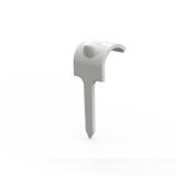 Kabelklammer Letti Enstift Hvit