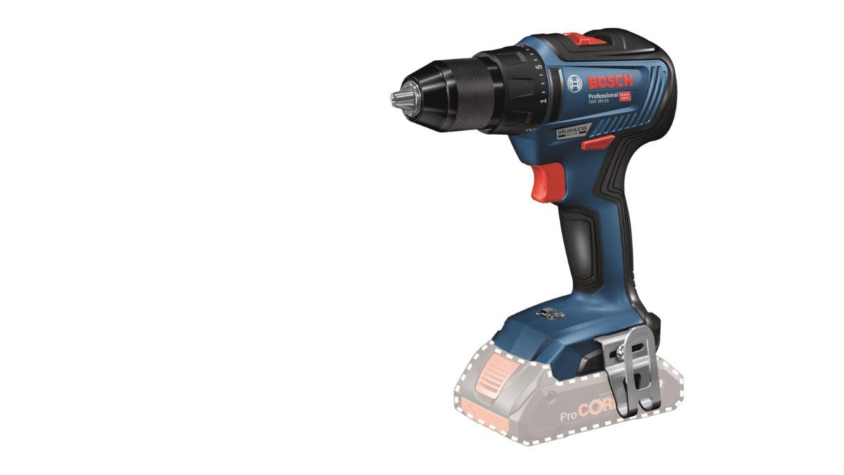 Bor-/ skrutrekker Bosch GSR 18V-55 Solo - Bor/skrutrekker GSR 18V-55 Bosch 18V Solo