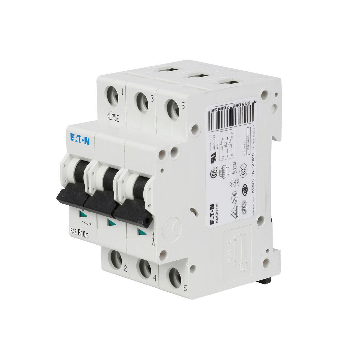 Elementautomat Eaton D FAZ - INDUSTRIAUTOMAT 10A 3P/D