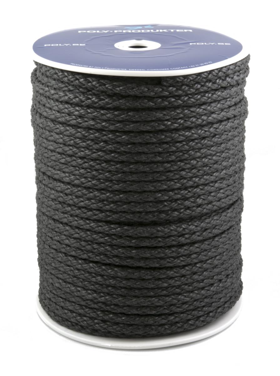 Tau PP svart - Tau pp Polyprodukter 8mmx150m svart