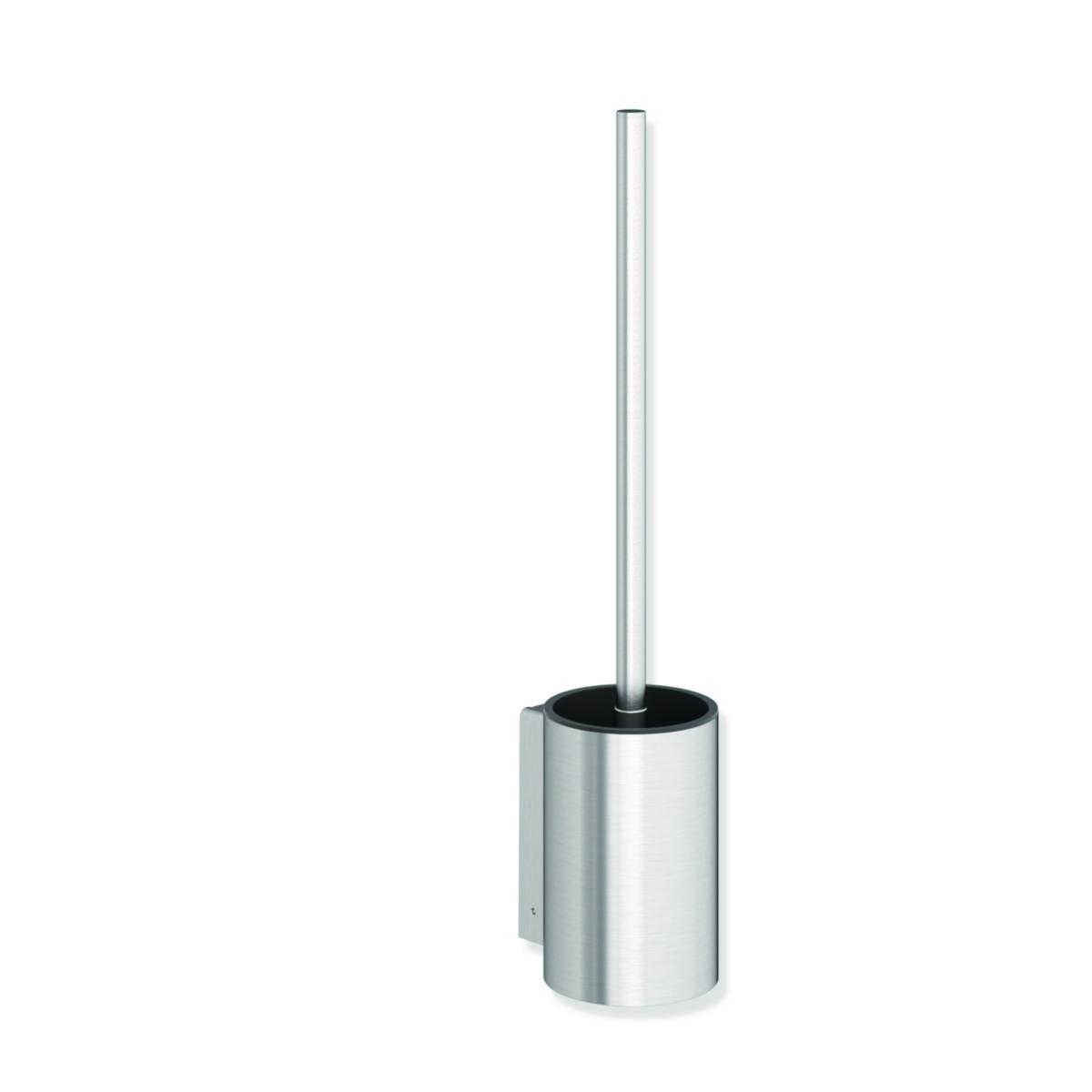 Toalettbørstesett 89x440x109, HEWI - HEWI toalettbørstesett børstet stål 89x440x109