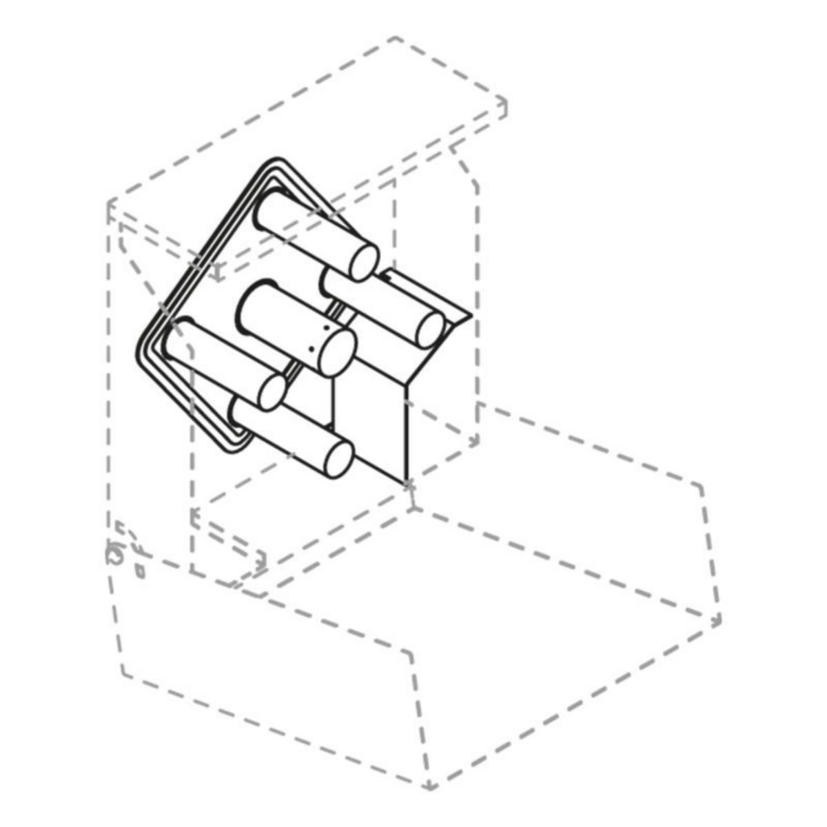 Karusell for stor toalettrullholder, HEWI - HEWI Karusell for 900.21.00… 200x111x200