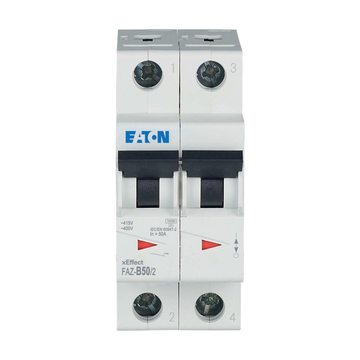 Elementautomat Eaton B FAZ - INDUSTRIAUTOMAT 50A 2P/B