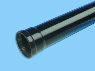 110 mm PVC overvannsrør svart SN8 m/sewerlock lgd. = 6 mtr.