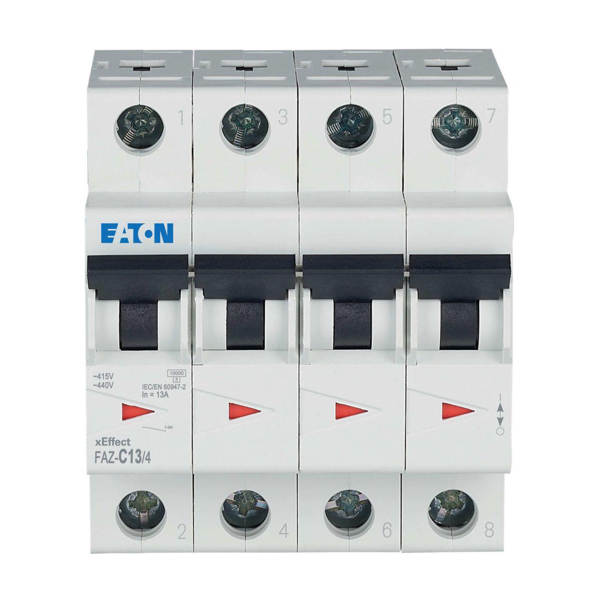 Elementautomat Eaton C FAZ - INDUSTRIAUTOMAT 13A 4P/C