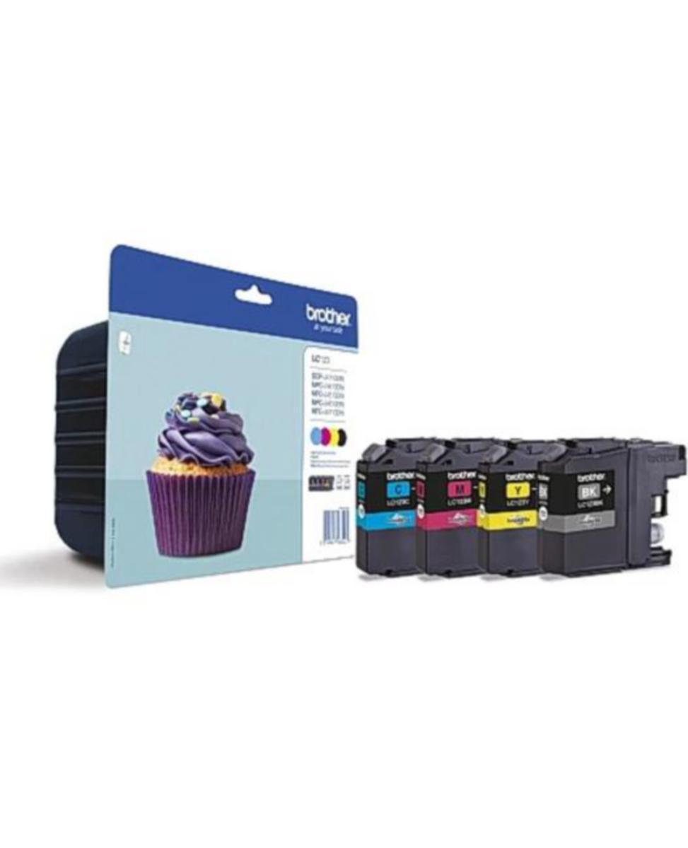 Blekk LC123VALBPDR Brother multipakke 4 stk - Blekk LC123VALBPDR Brother multipakke 4 stk