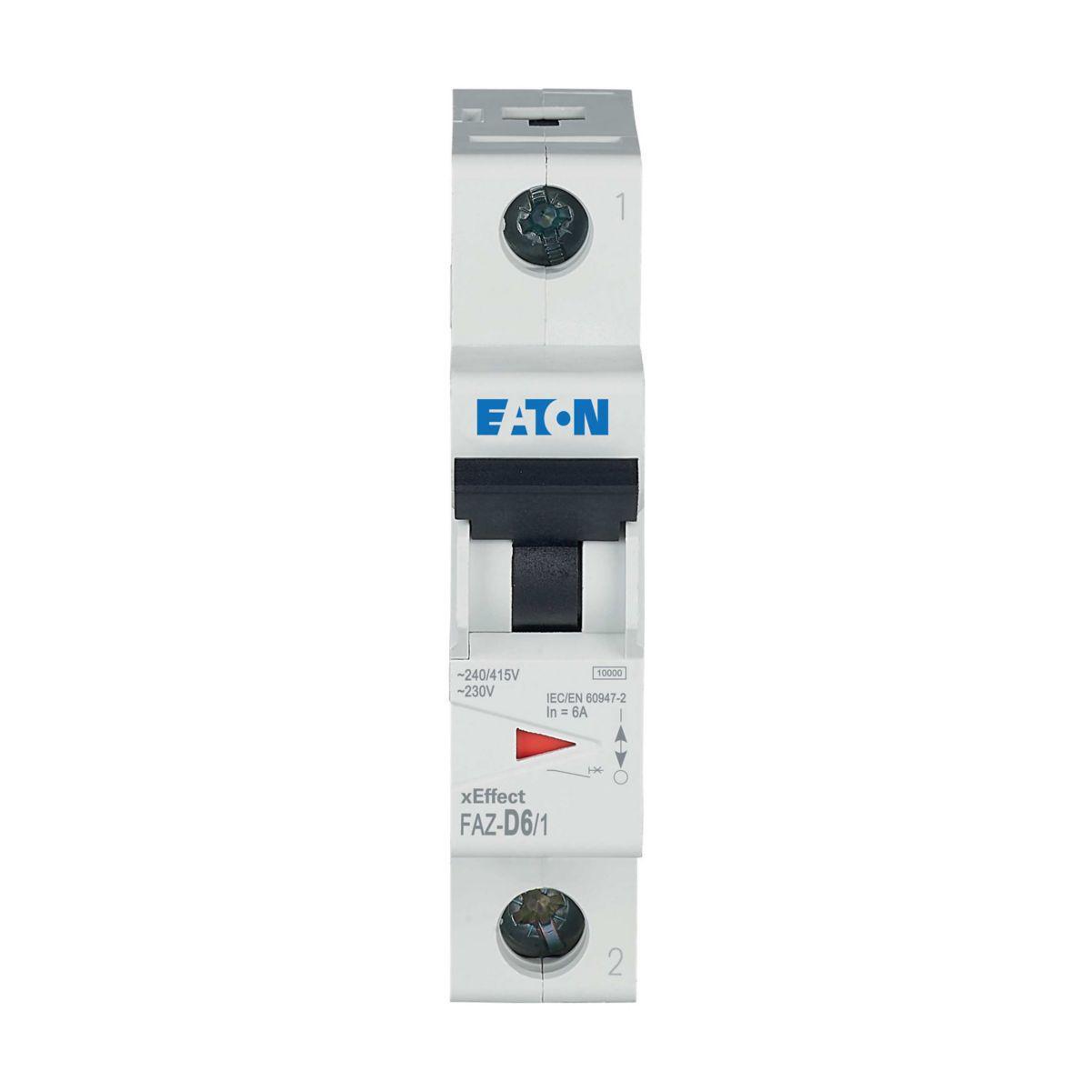 Elementautomat Eaton D FAZ - INDUSTRIAUTOMAT 6A 1P/D