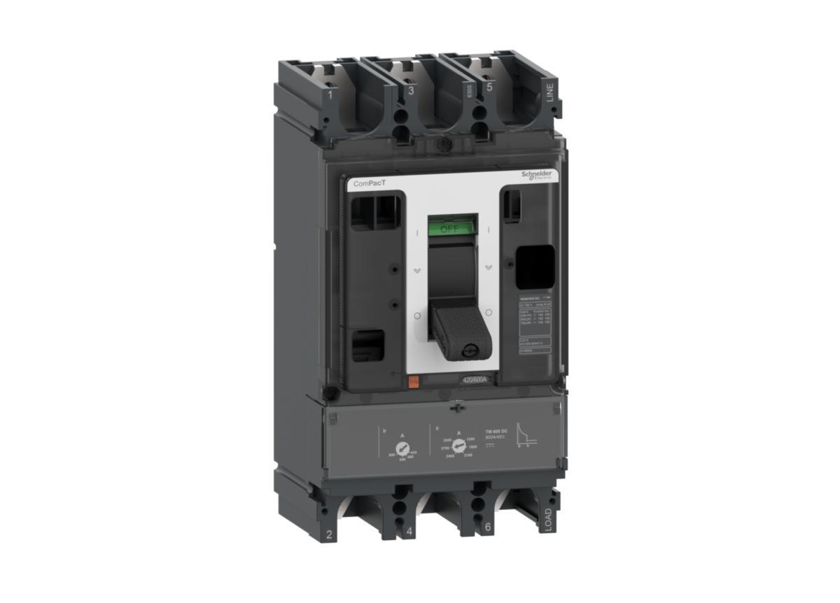 Effektbryter ComPacT NSX DC - Effektbryter NSX400S TM-DC 3p 