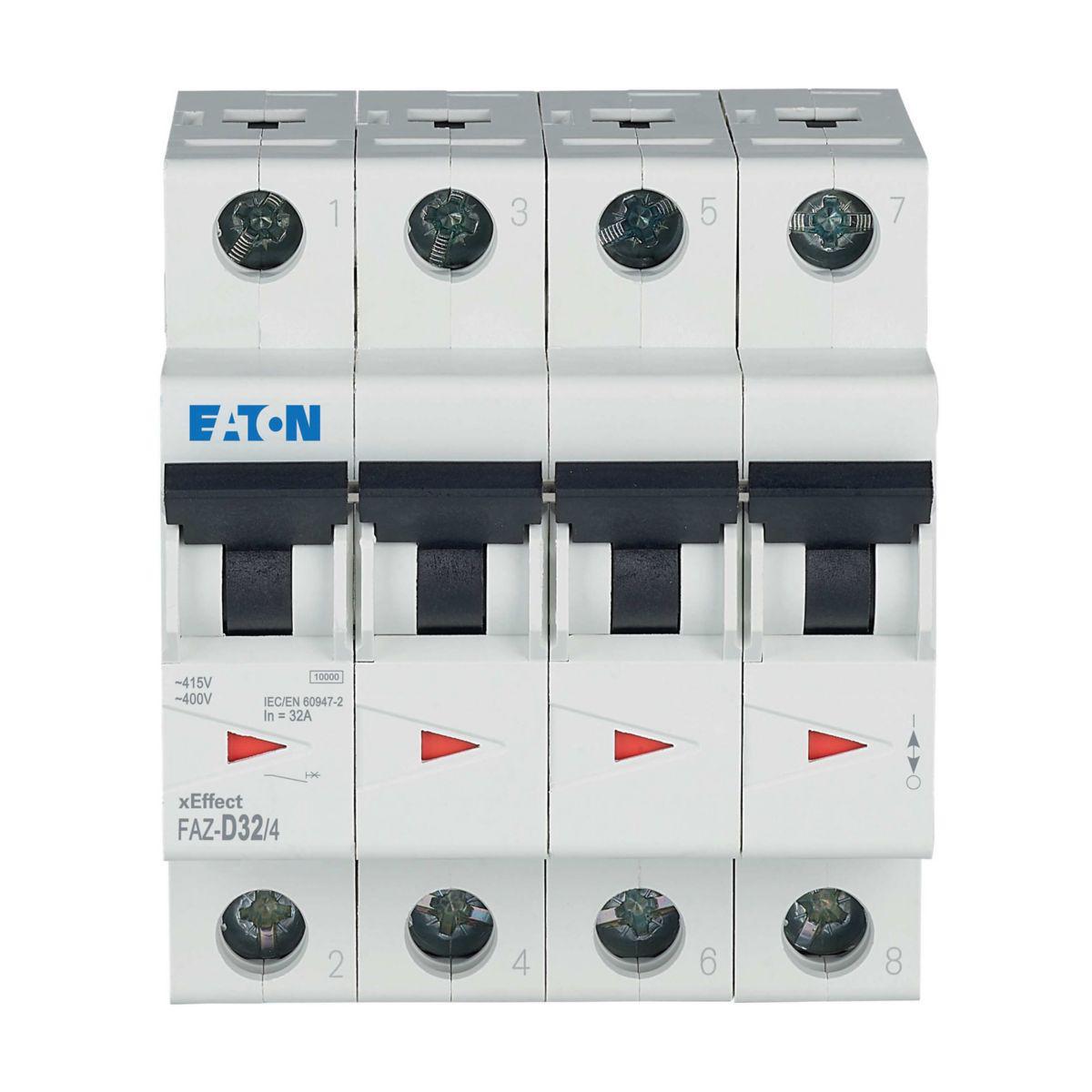 Elementautomat Eaton D FAZ - INDUSTRIAUTOMAT 32A 4P/D