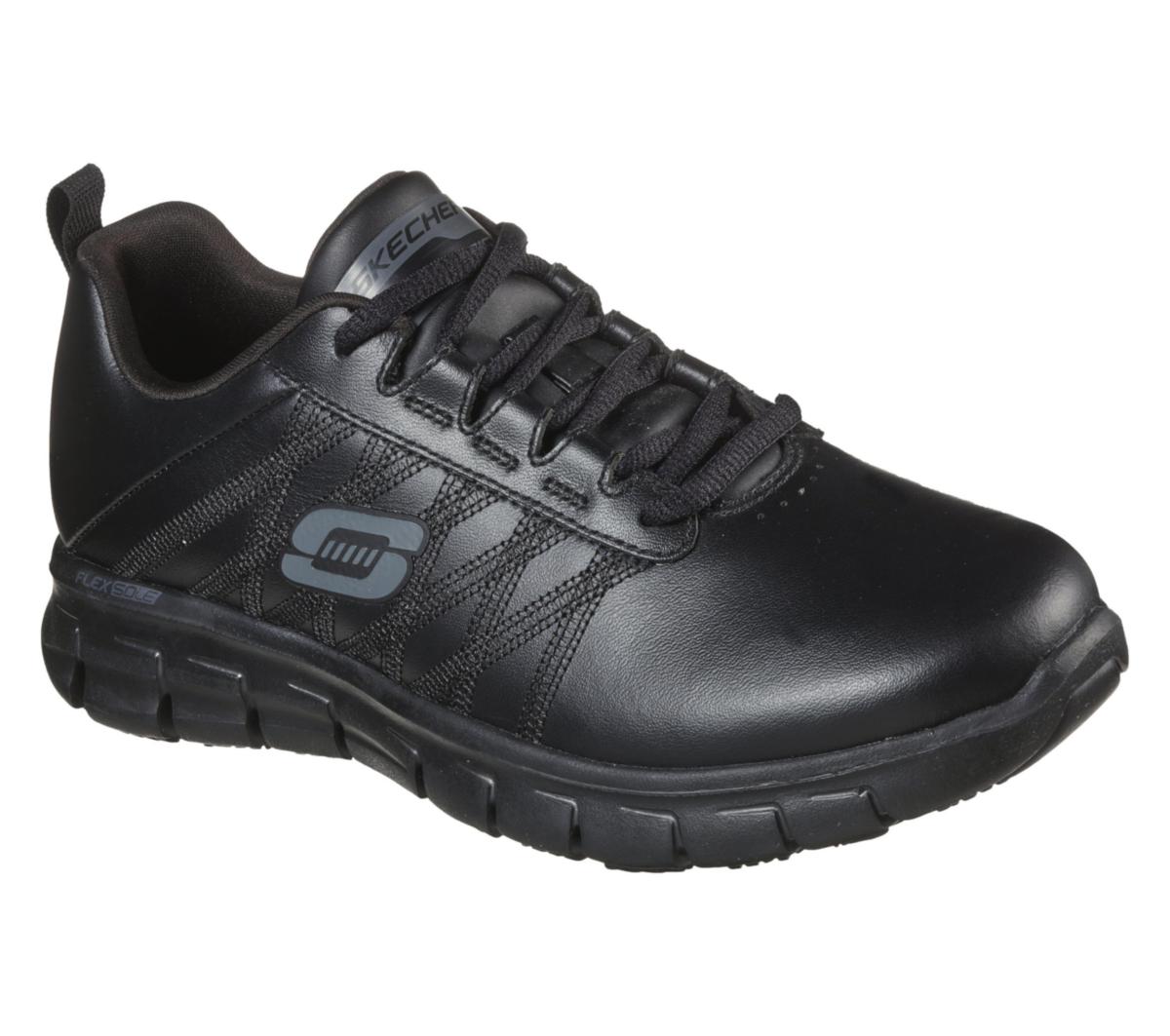 Arbeidssko dame Skechers Work - Arbeidssko dame Skechers Sure Track Erath svart str 37