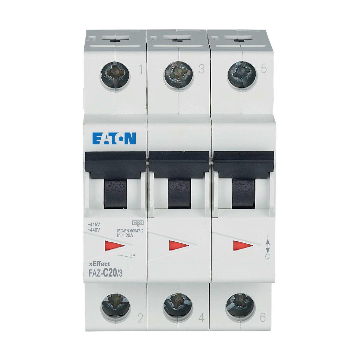 Elementautomat Eaton C FAZ - INDUSTRIAUTOMAT 20A 3P/C