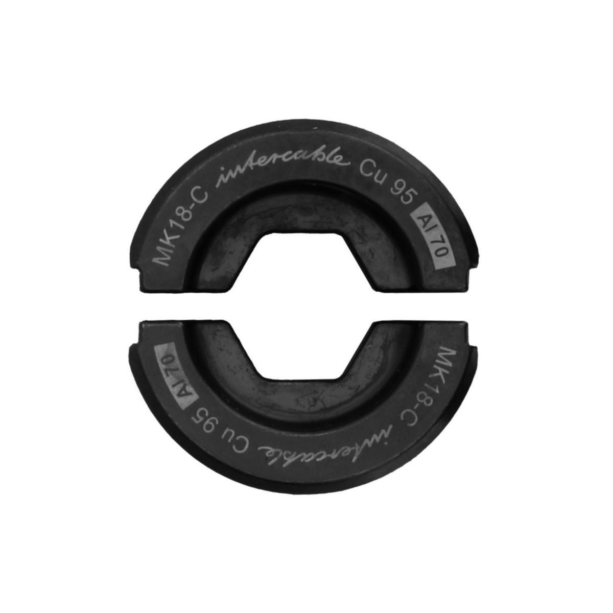 Pressbakke Nortelco DIN Cu/Al - Pressb. DIN Cu 120mm2 MK20-C (Par)