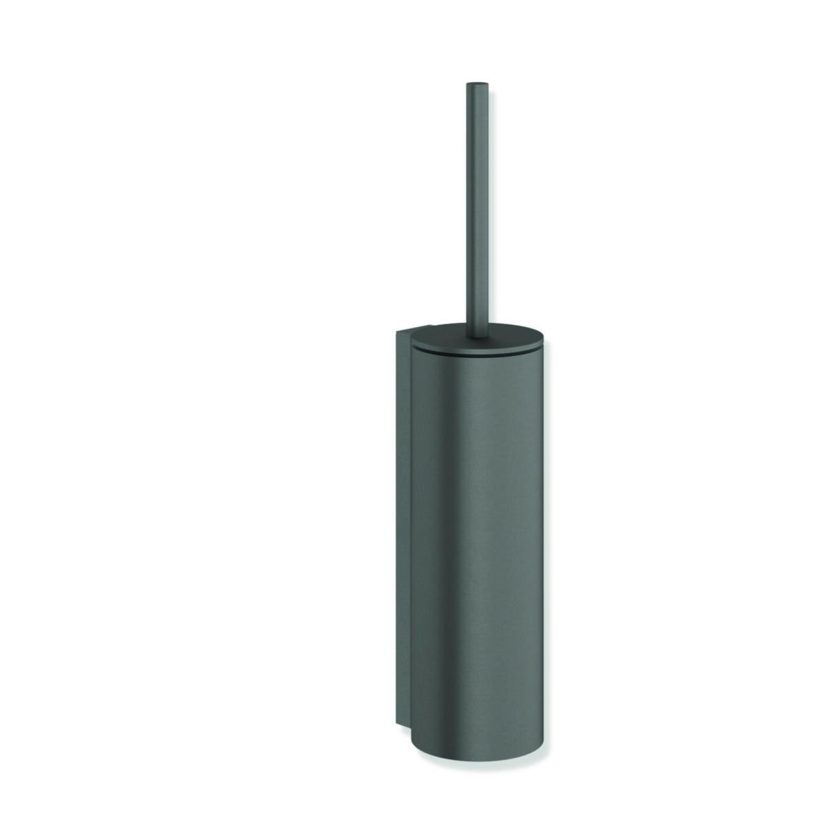 Toalettbørstesett med lokk 89x440x109, HEWI - HEWI toalettbørstesett m/lokk matt antrasitt 89x440x109