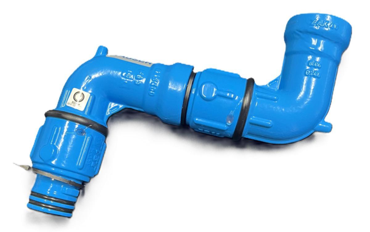 ZAK® Dobbelalbue 90° dreibar (Haidro 646-01) - Dobbelalbue 90° dreibar ZAK46 /46 spiss/muffe 646-01