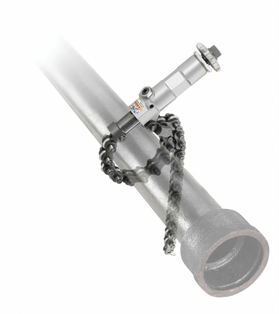 Kjederørkutter f/ støpejernsrør Ridgid 238-P - Elektrisk fallrørkutter 238-P Ridgid 200mm