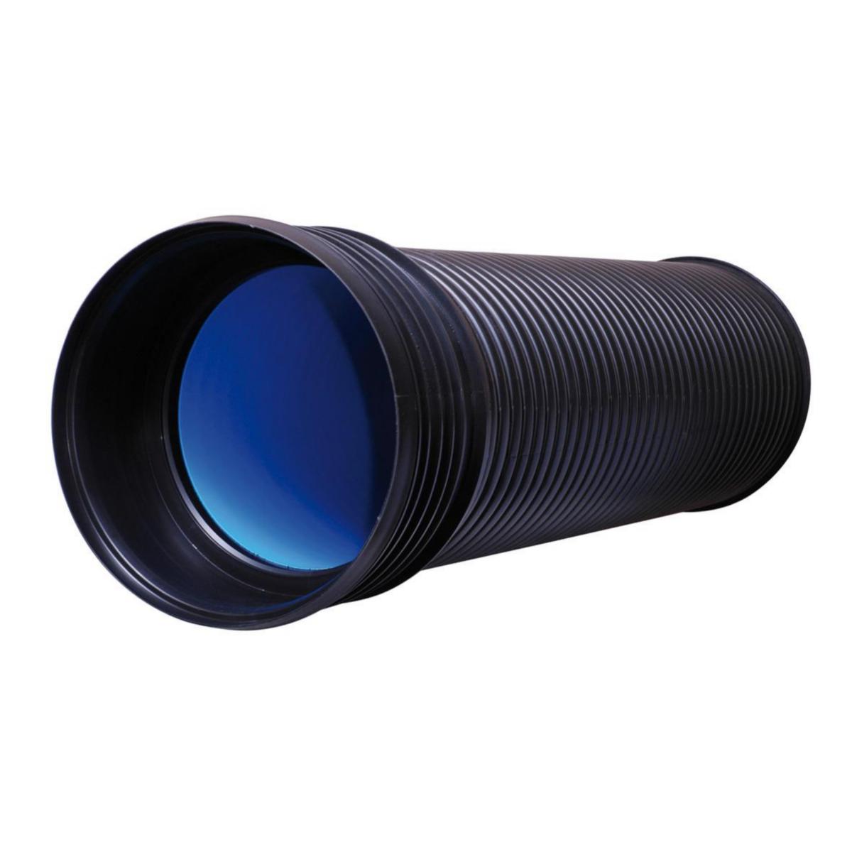 Overvannsrør Pragma PP SN8 m/muffe, Pipelife - 250/218 mm Pragma overvannrør m/muffe m/pakn. L=6 mtr.