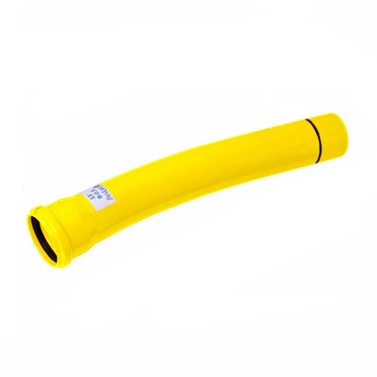 Kabelbend PVC 90°, Protectline Pipelife - 110 mm PVC bend 90° Gul R=0.6 mtr Protectline