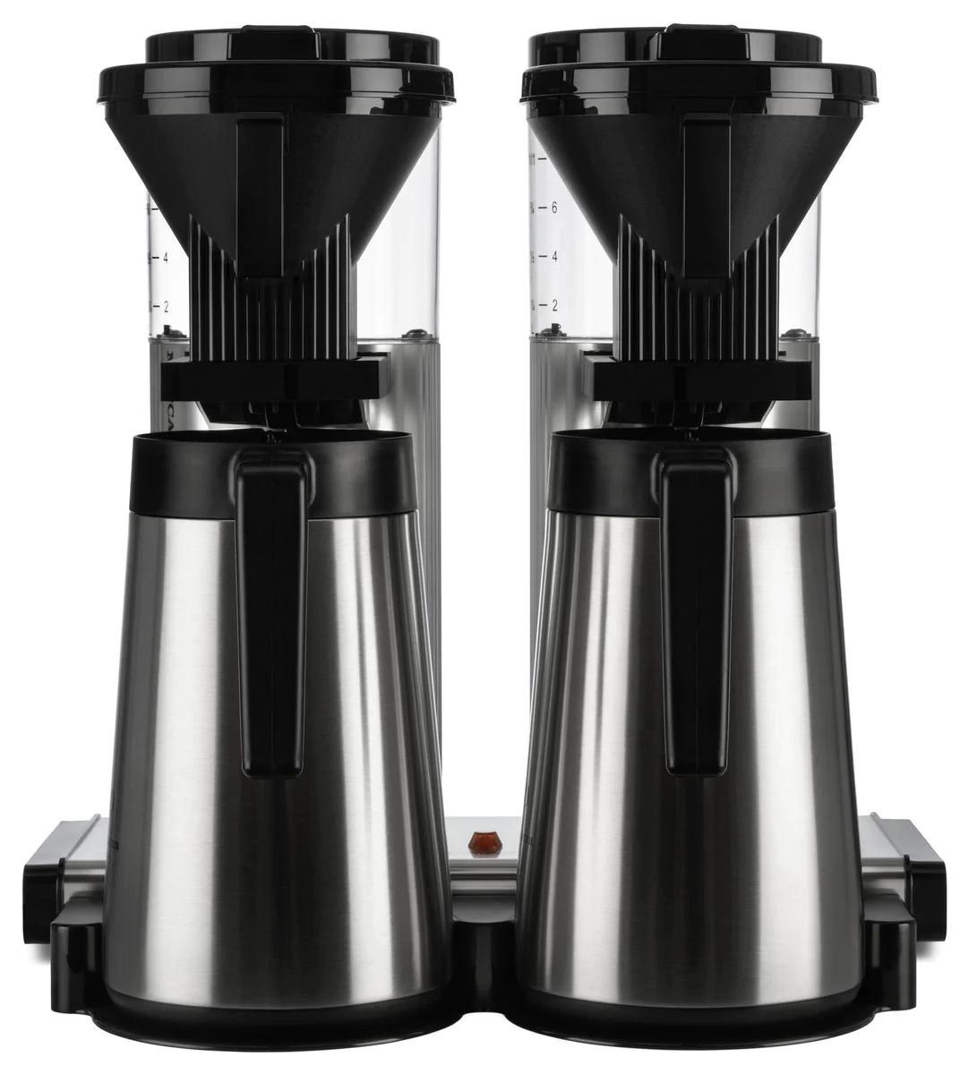 Kaffetrakter, 2x1,25 l, CD Thermo Automatic Double - Kaffetrakter Thermo Automatic Moccamaster 2x1.25L sølv