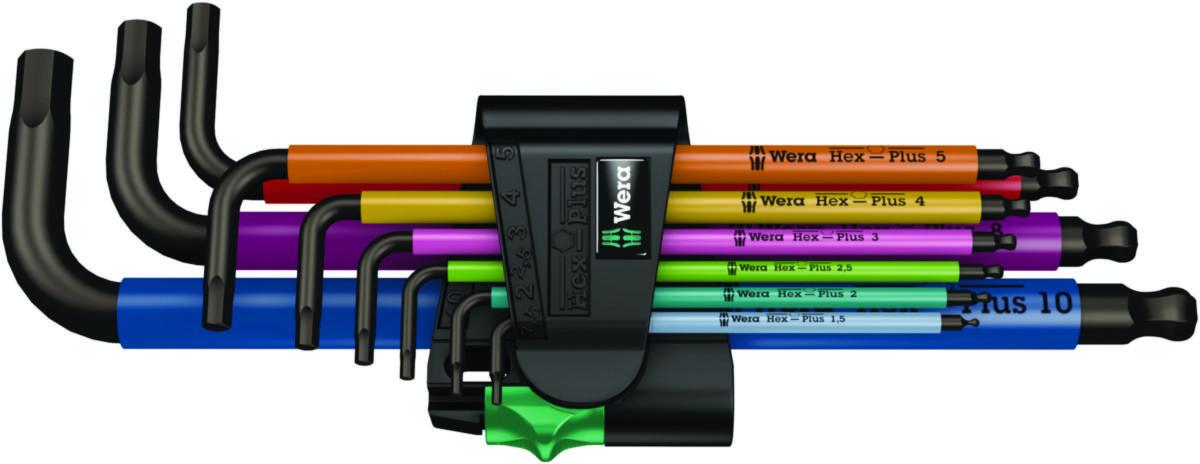 Vinkelnøkkelsett Wera 950 SPKL/9 SM N SB - Vinkelnøkkelsett Wera 950 SPKL/9 SM N SB multifarget