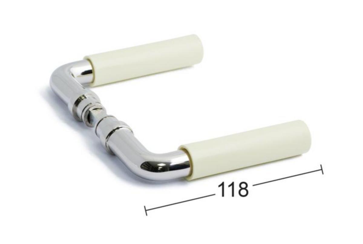 Dørvrider Habo 2120, A2120 - Dørhåndtak 2120 Habo bengul 38-42mm