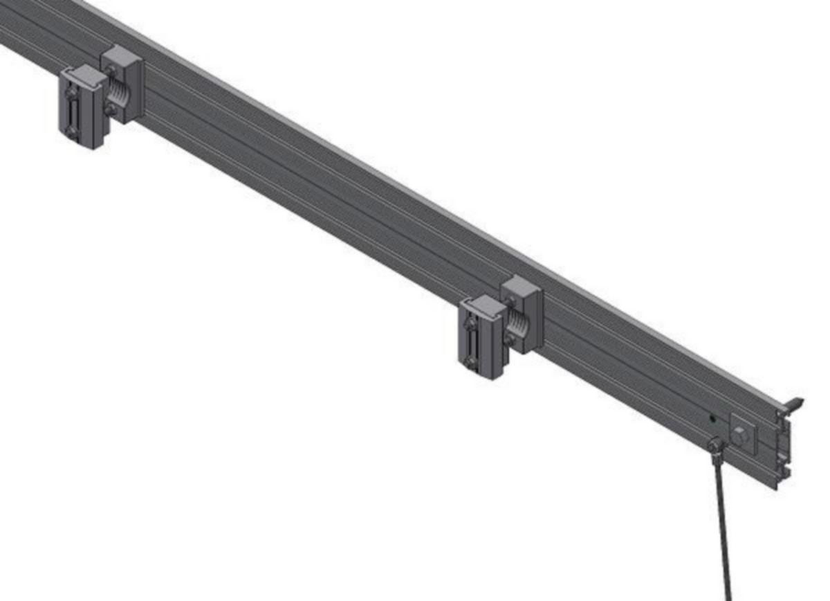 Kabeltravers El-Tjeneste for 3 kabler H-mast horisontal - Kabeltravers horisontal TH12-H