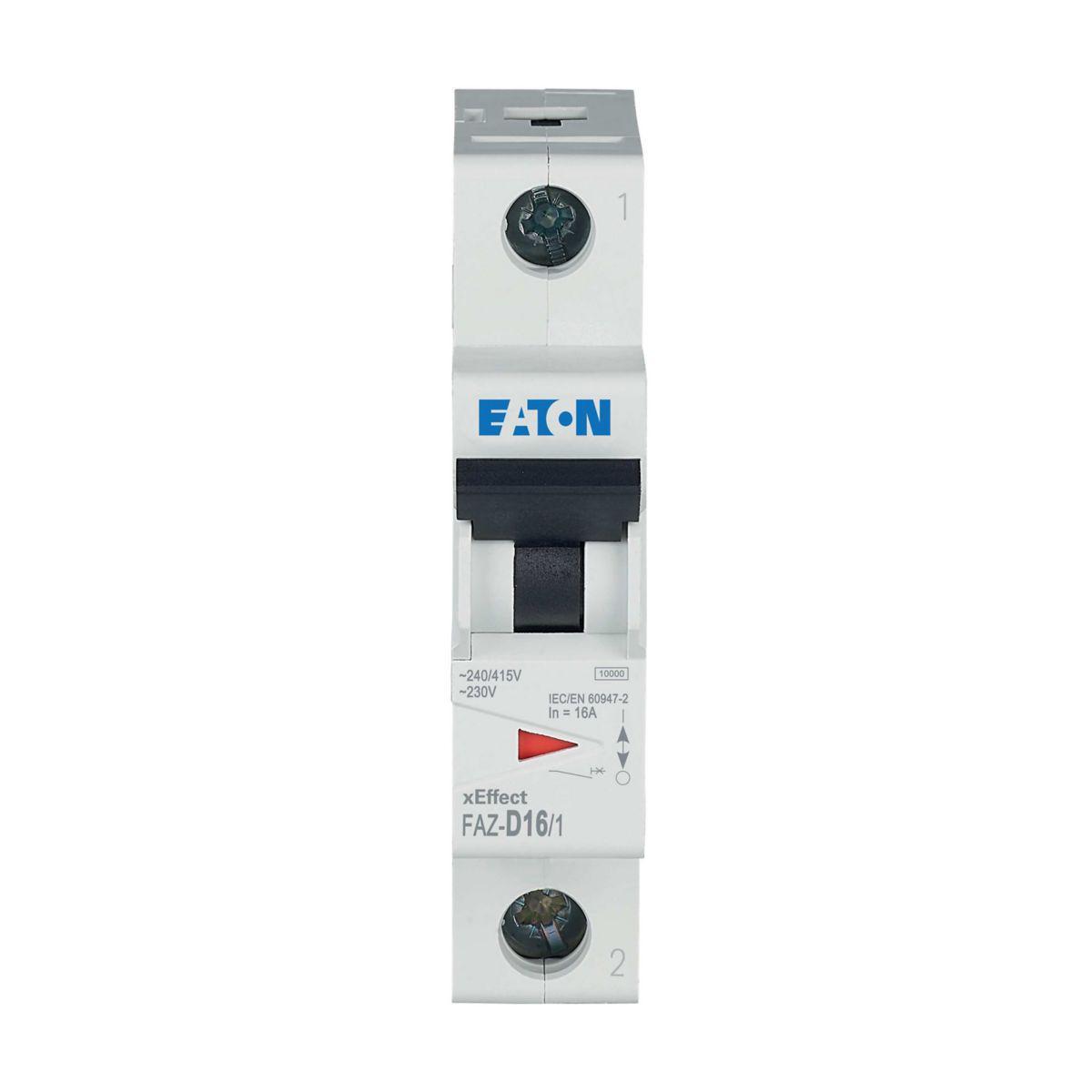 Elementautomat Eaton D FAZ - INDUSTRIAUTOMAT 16A 1P/D
