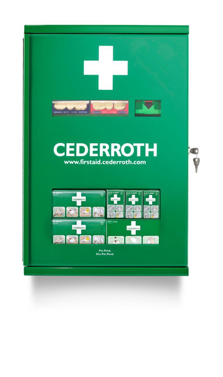 Førstehjelpsskap Cederroth Double Door 290900 - Førstehjelpsskap Cederroth dobbeldør