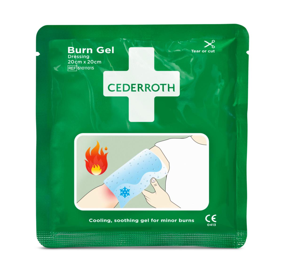 Brannskadekompress Cederroth Burn Gel - Brannskadekompress Cederroth Burn Gel 20x20 cm